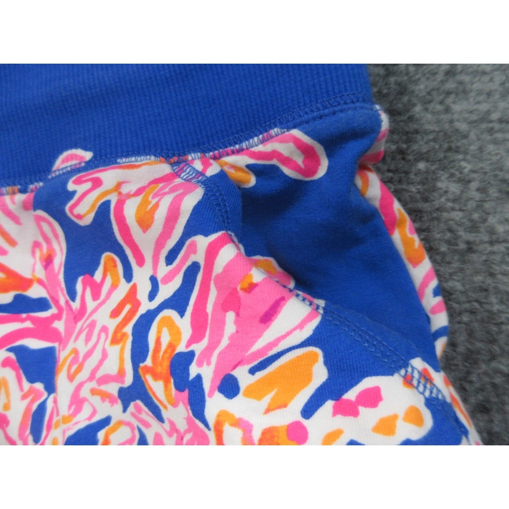 Lilly Pulitzer Yasmin Shorts Womens Small Brilliant Blue Its Electric Drawstring - Picture 8 of 14
